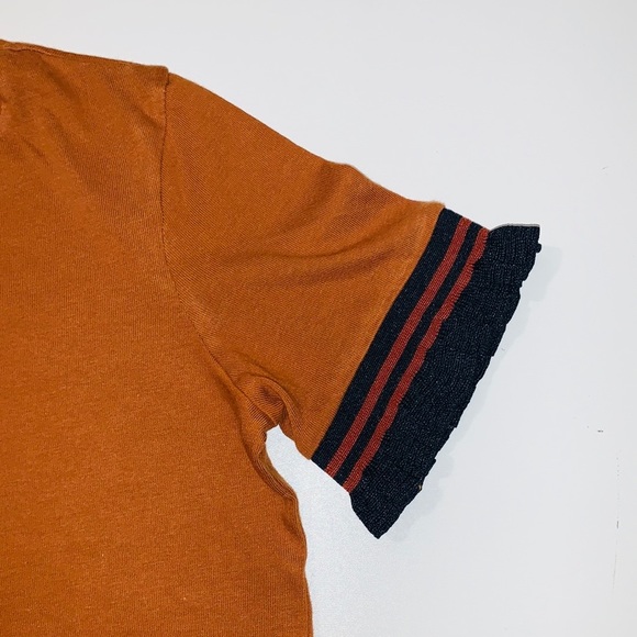 Zara TRF Short Sleeve Flutter Sleeve Crop Top - Picture 4 of 6